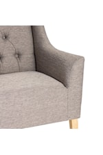 Crestview Collection Andover Transitional Button-Tufted Accent Chair