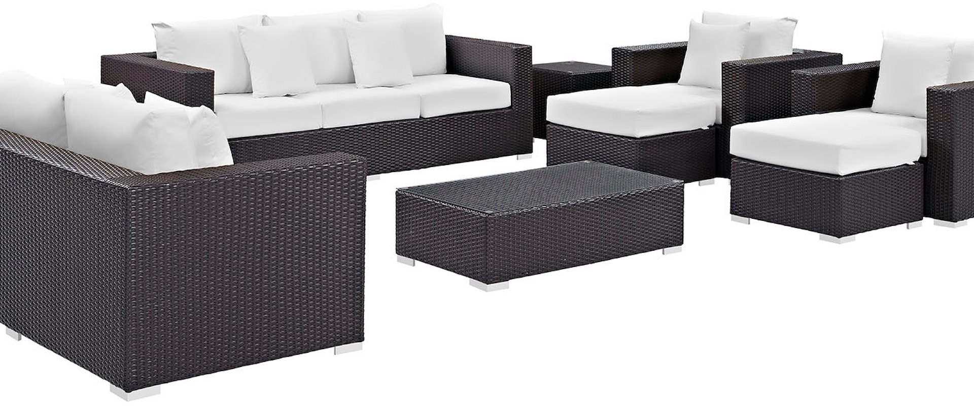 9 Piece Outdoor Patio Sofa Set