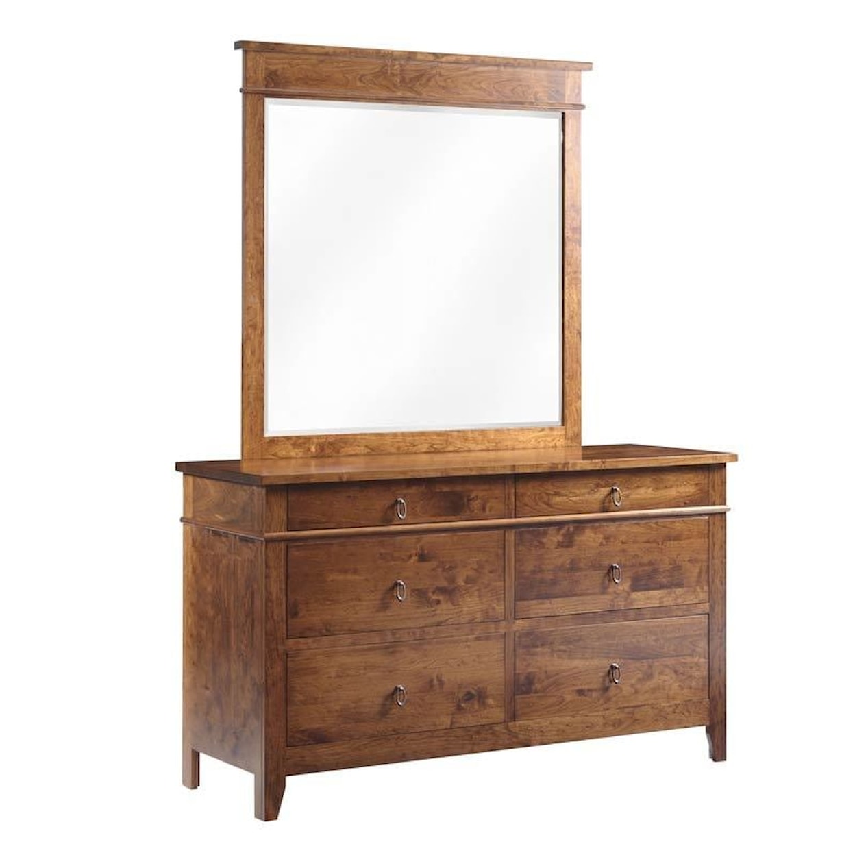 Millcraft Tucson Dresser with Attached Mirror