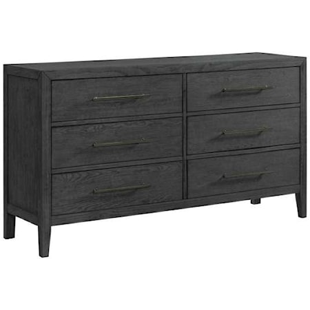 Contemporary 6-Drawer Dresser