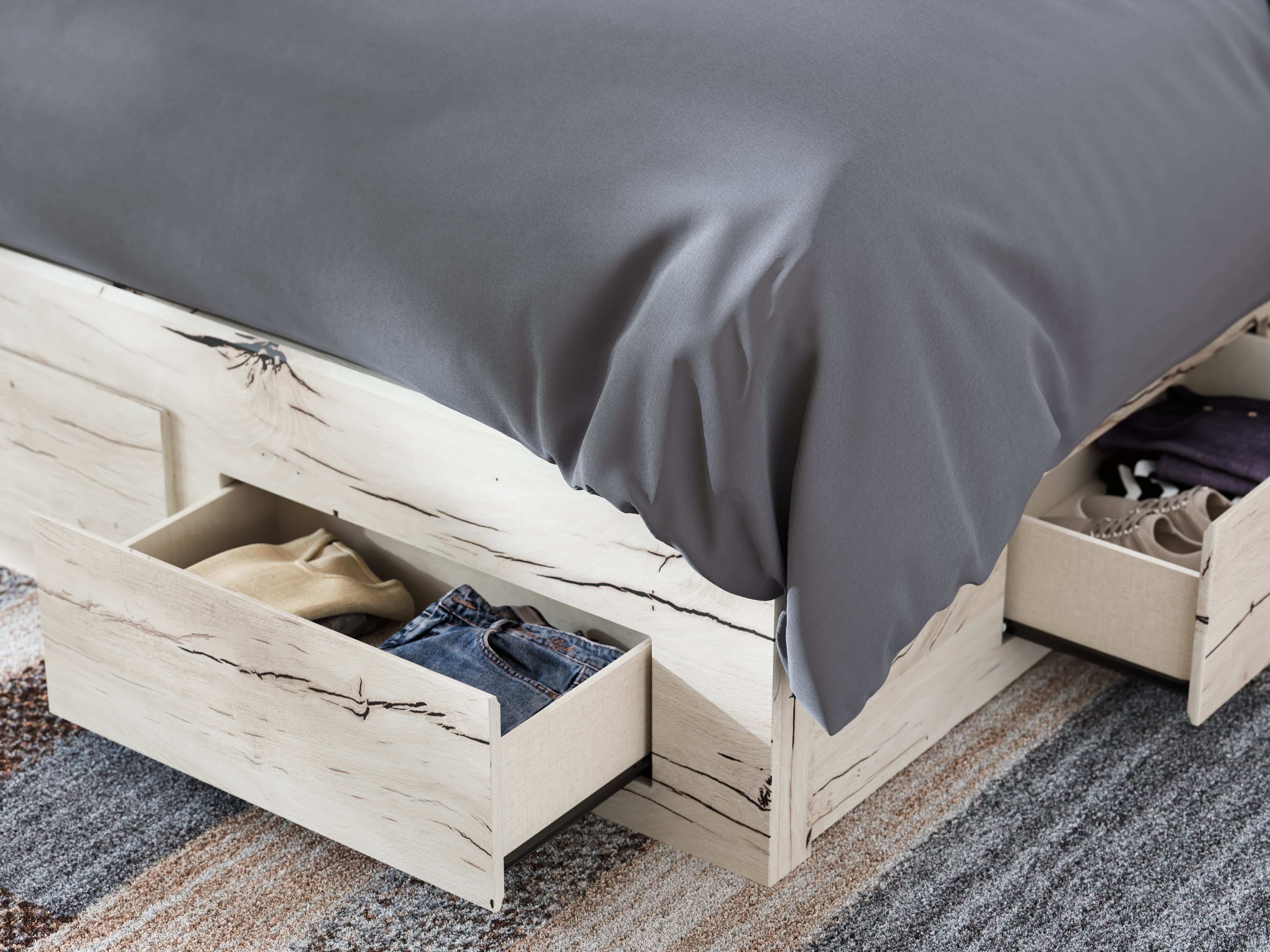 Benchcraft Lawroy Queen Panel Storage Bed