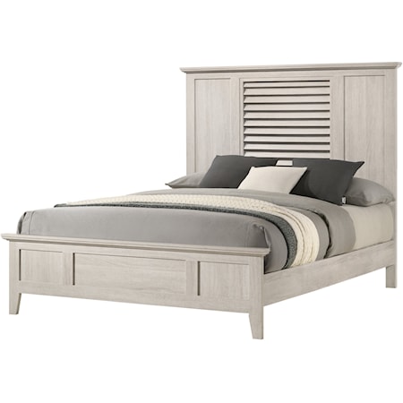 Casual King Panel Bed