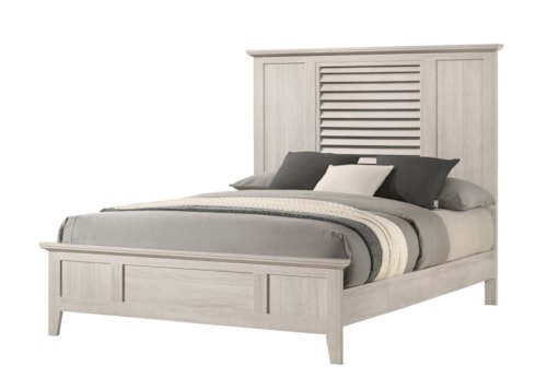 Casual King Panel Bed