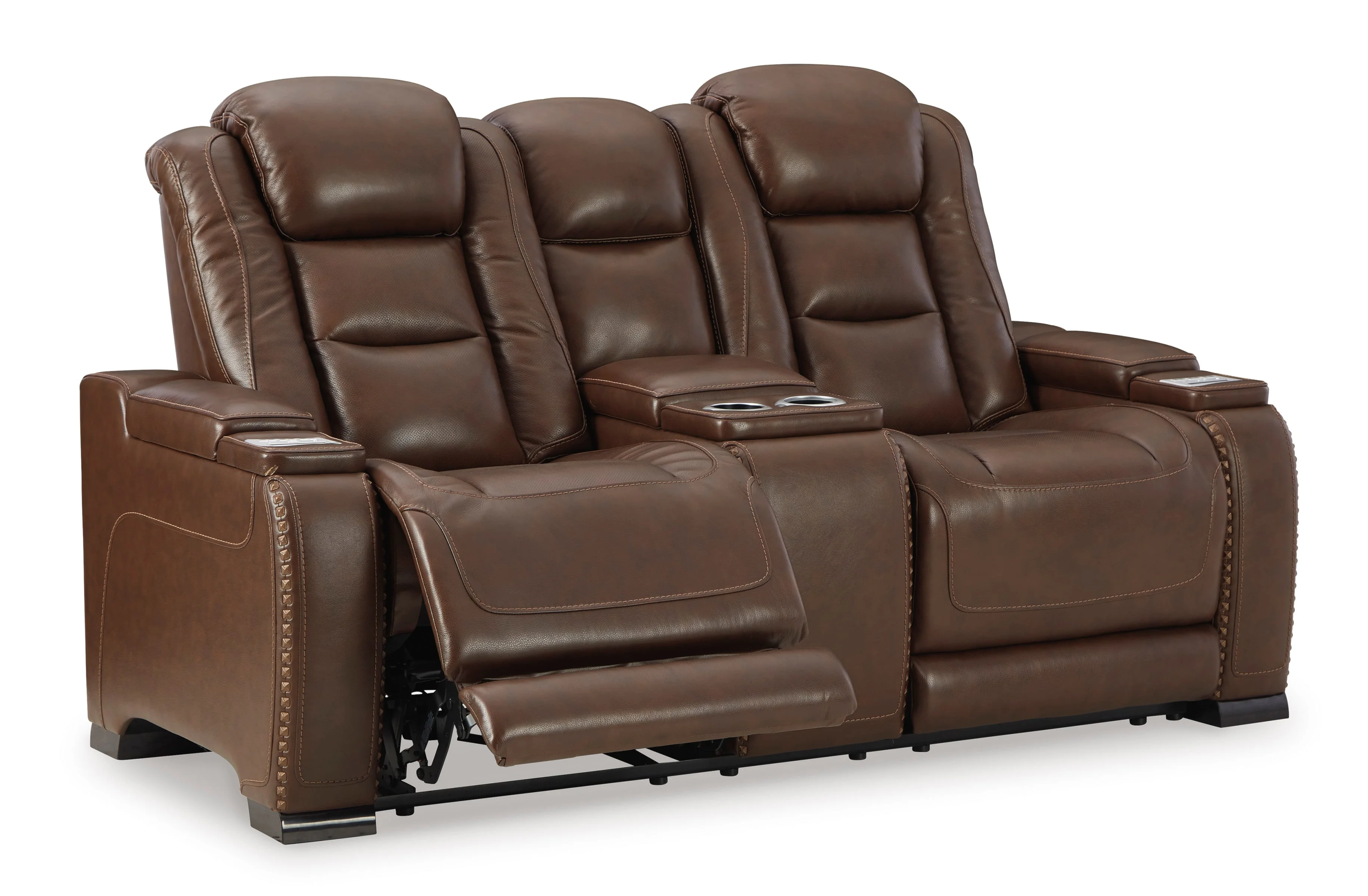 Signature Design by Ashley The Man-Den U8530615 Contemporary Power  Reclining Sofa with Adjustable Headrest and Lumbar Support, Wayside  Furniture & Mattress