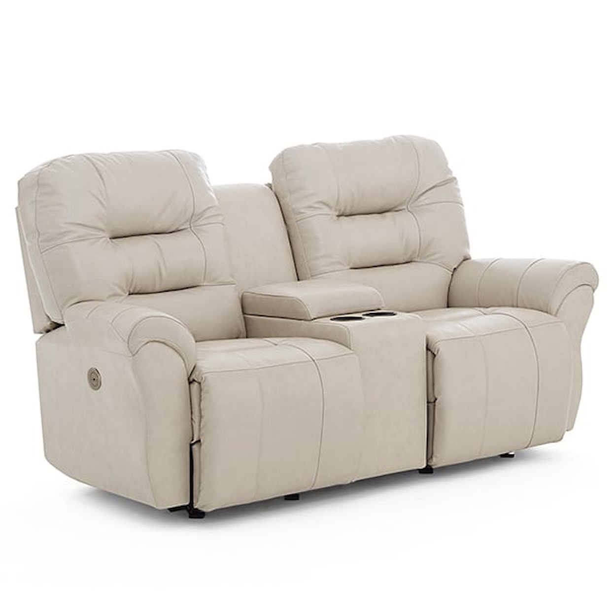 Best Home Furnishings Unity Power Space Saver Console Reclining Loveseat