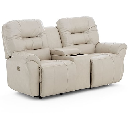 Space Saver Console Reclining Loveseat