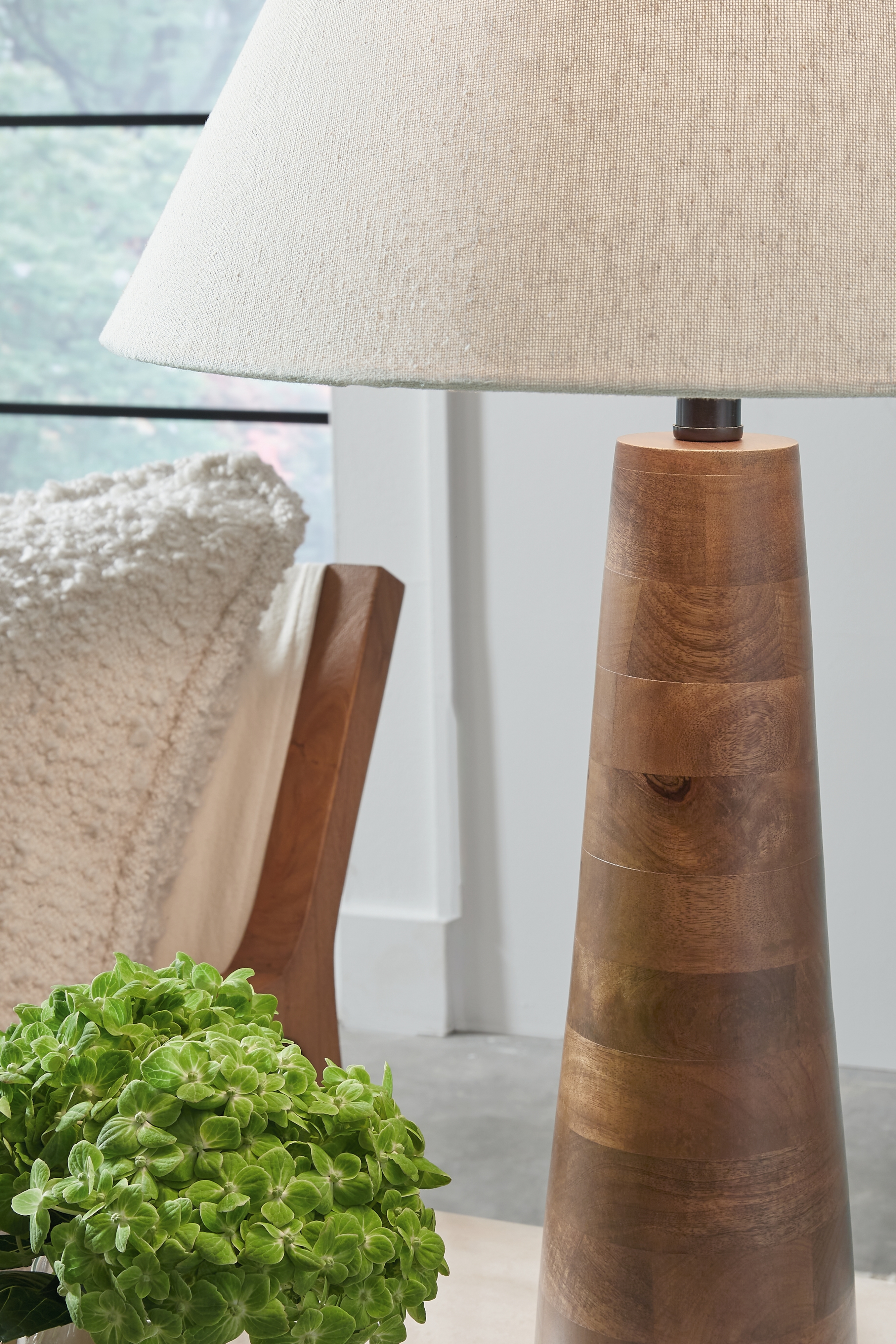 Wood Table Lamp