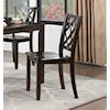 New Classic Furniture Trellis Dark Brown Dining Chair