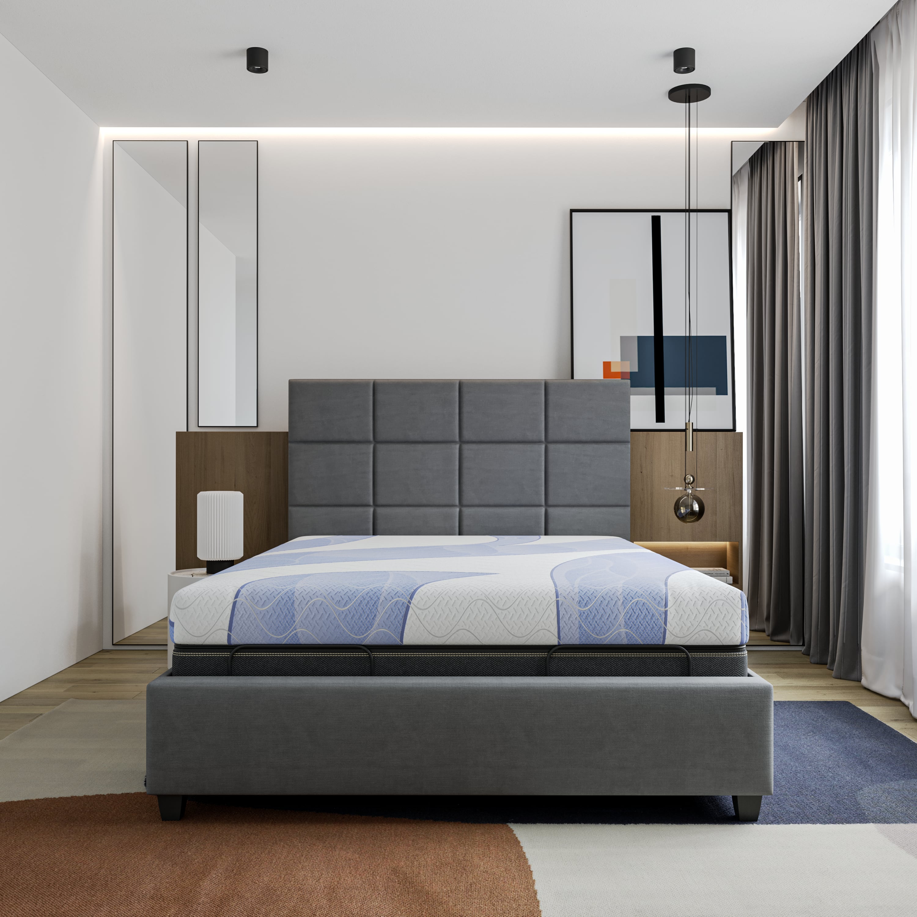 Queen 14" Smooth Top Smart Bed