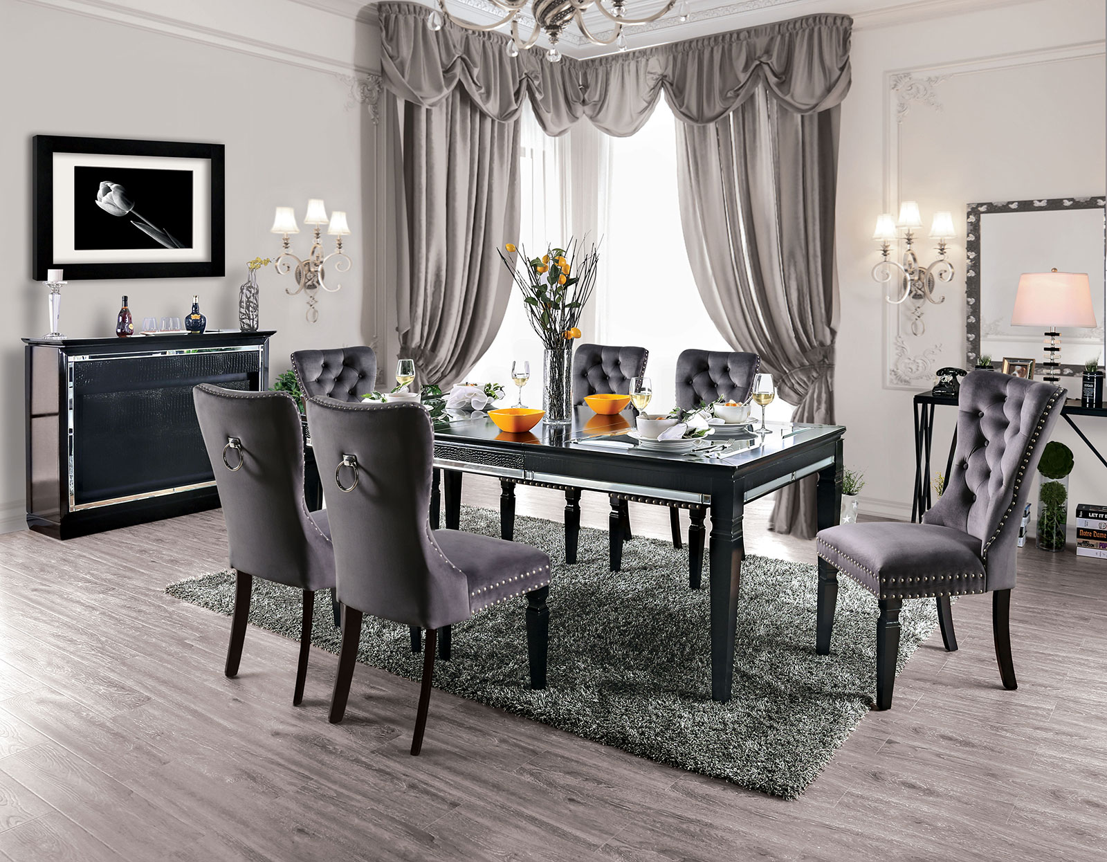 alena extendable dining table