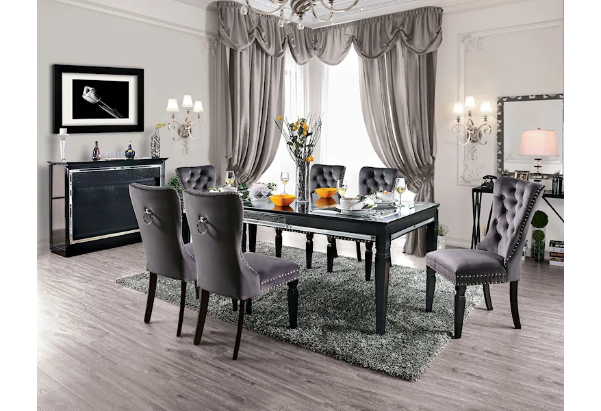 Alena 7-Piece Dining Set by Furniture of America - FOA at Del Sol Furniture