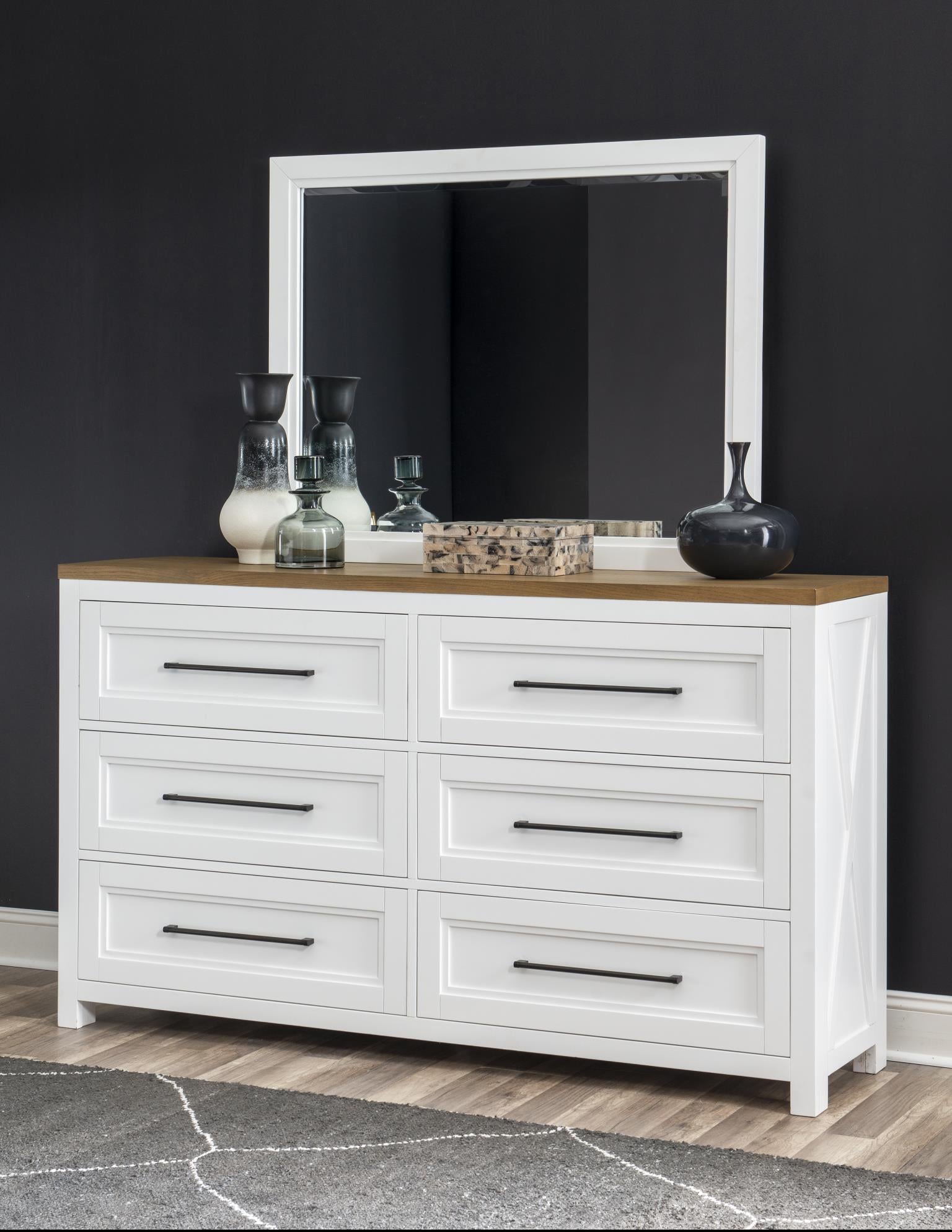 6-Drawer Dresser and Mirror Set
