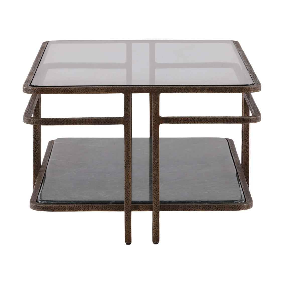 Furniture Classics Buckroe Rectangular Glass Top Coffee Table