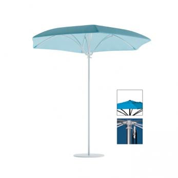 Tropitone Trace 8' Hexagon Pulley Lift Umbrella w/Vent