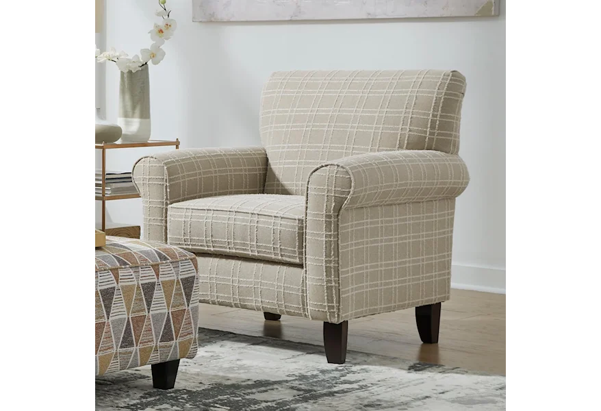 3000 TONY LINEN Accent Chair by Fusion Furniture at Comforts of Home