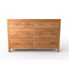 Archbold Furniture 2 West 6-Drawer Dresser