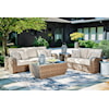 Signature Sandy Bloom Outdoor Loveseat with Cushion