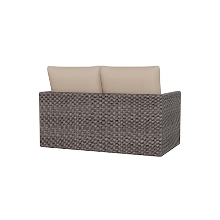 Outdoor Wicker Bench Loveseat Sofa