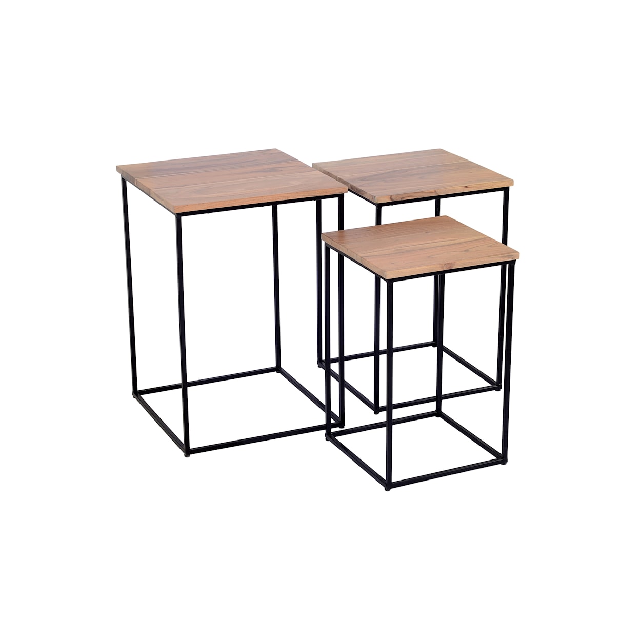 Jofran Global Archive Brody Nesting Tables - 3 Piece Set