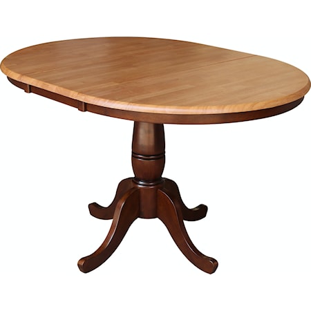 Round Table in Cinnamon/Espresso