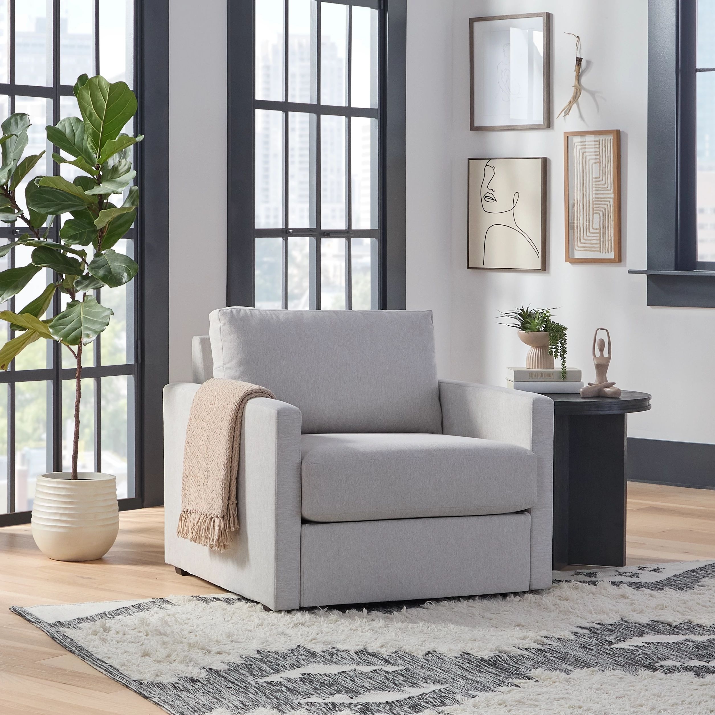 Flexsteel Statements Waterfall End Table