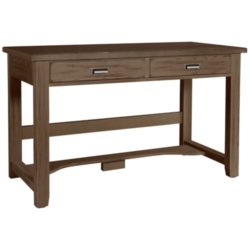 Transitional 2-Drawer Laptop Desk