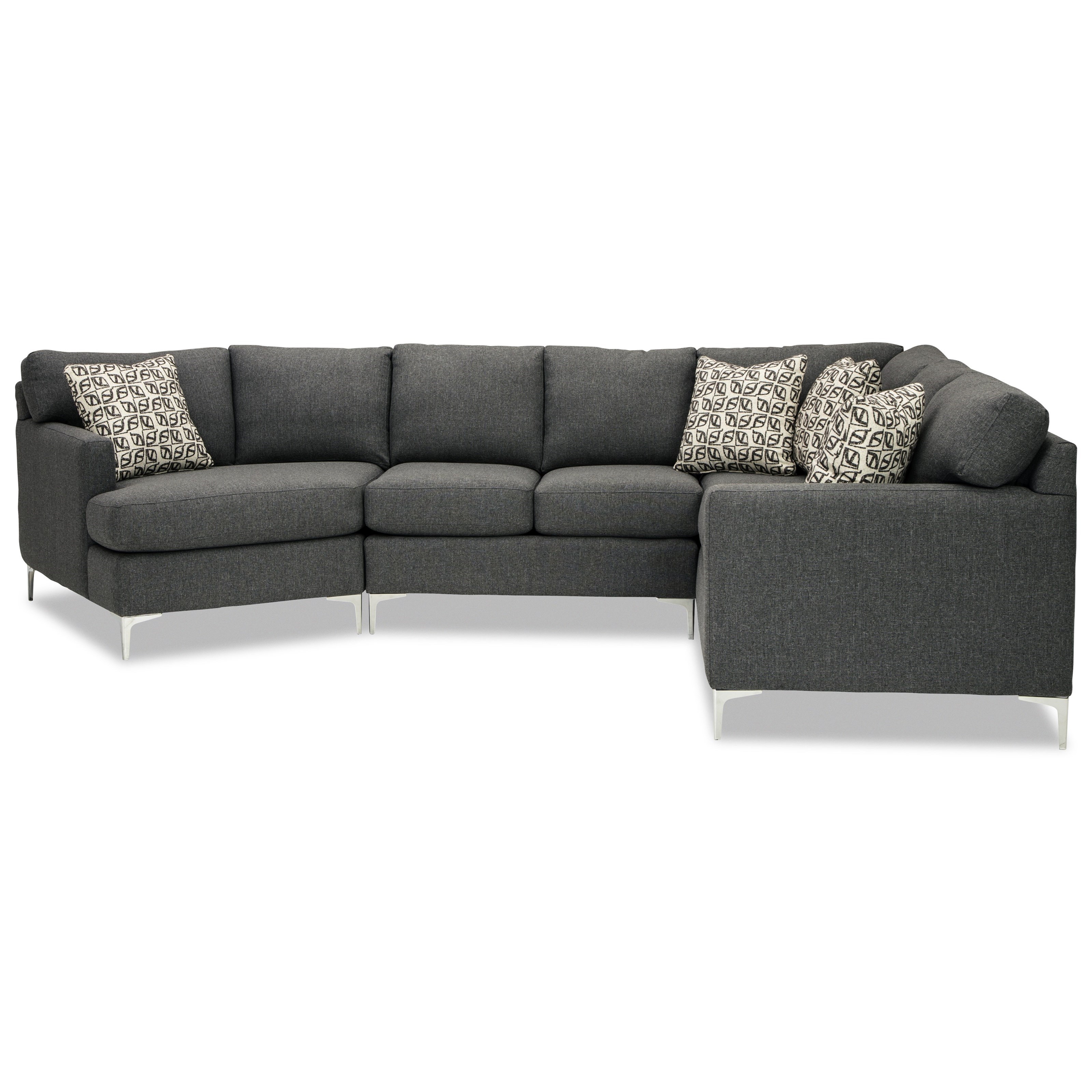 5-Seat Sectional Sofa w/ LAF Cuddler