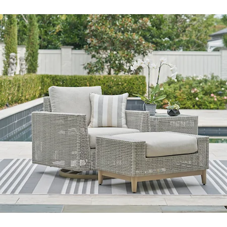 Outdoor Chair & Ottoman