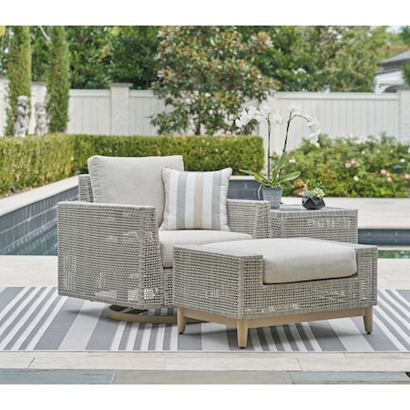 Outdoor Chair & Ottoman