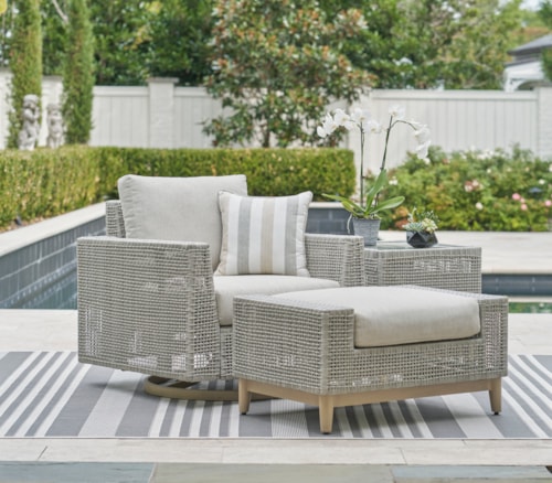 Outdoor Chair & Ottoman
