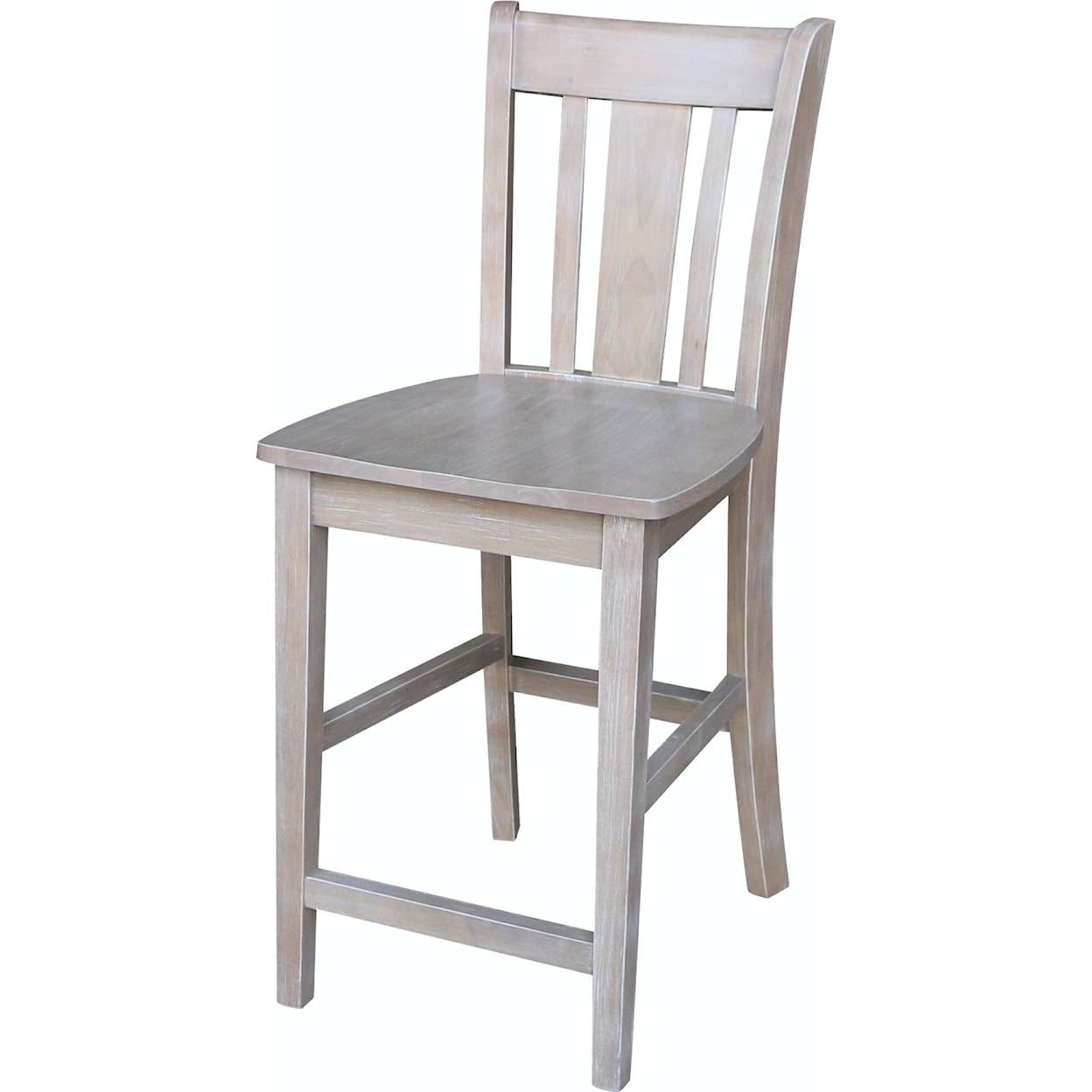 John Thomas Dining Essentials San Remo Counter Stool in Taupe Gray