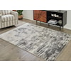 Signature Contemporary Area Rugs Gerdie Cream/Gray Medium Rug