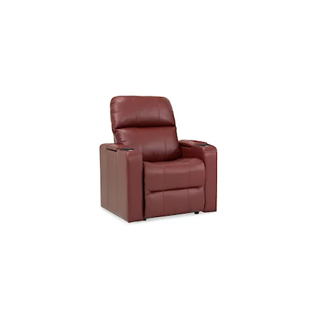 Elite Casual Manual Recliner with LED Backlighting