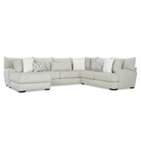 Transitional 3-Piece Sectional Sofa with Left-Arm Facing Chaise