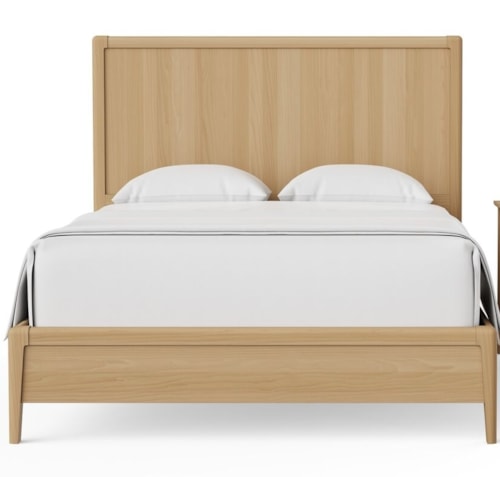 Transitional Queen Panel Bed