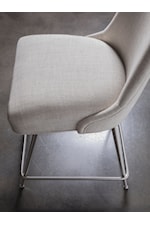 Artistica Dinah Mid-Century Modern Upholstered Counter Stool with Swivel