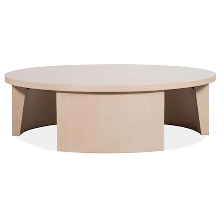 Contemporary Round Accent Cocktail Table