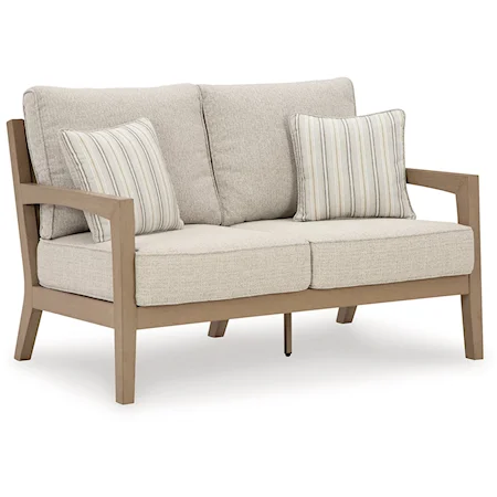 Outdoor Loveseat with Cushion