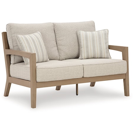 Outdoor Loveseat with Cushion