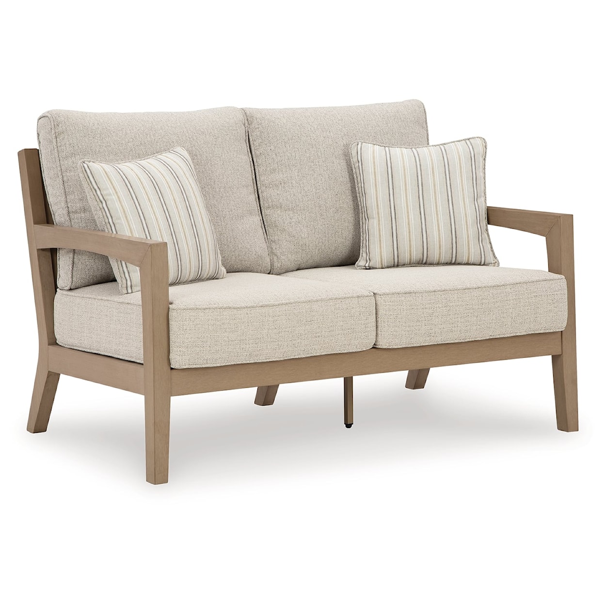 Signature Design by Ashley Hallow Creek Outdoor Loveseat with Cushion