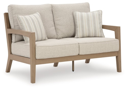 Outdoor Loveseat with Cushion