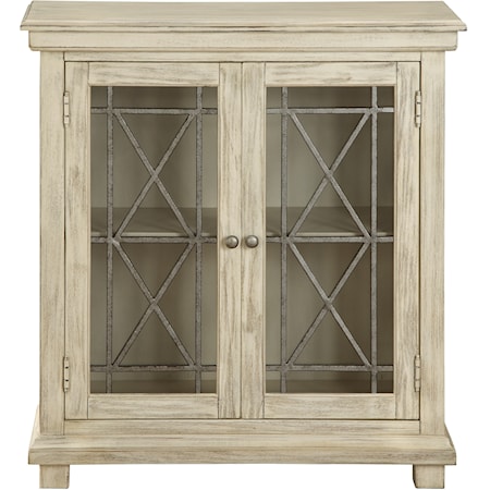 Transitional 2-Door Accent Cabinet