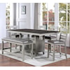 Prime Hyland 6-Piece Counter Table Set with Bench