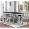 Steve Silver Hyland 6-Piece Counter Table Set with Bench