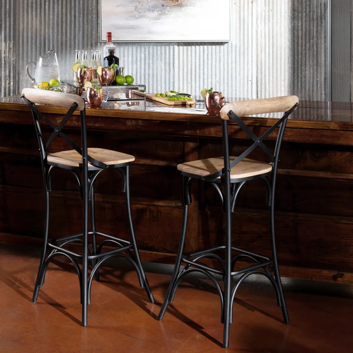 Crestview Collection Cedar Creek Bar Stool
