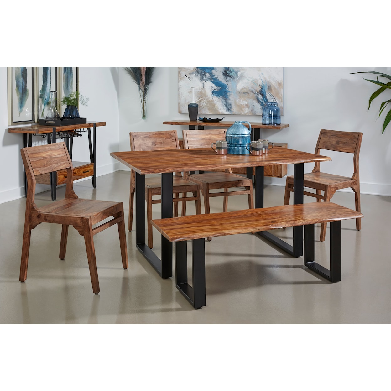 Coast2Coast Home Brownstone III 6-Piece Dining Set