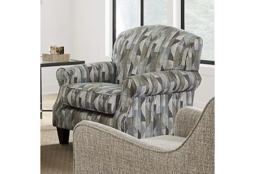 4200 OUTLIER MUSHROOM Accent Chair by Fusion Furniture at Comforts of Home