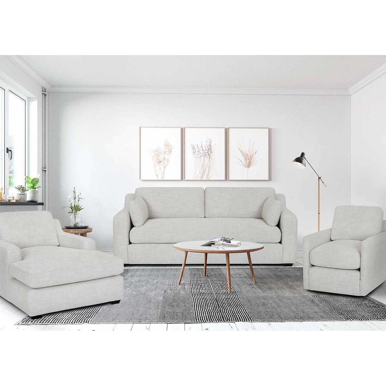 Franklin 946 Nora Stationary Sofa