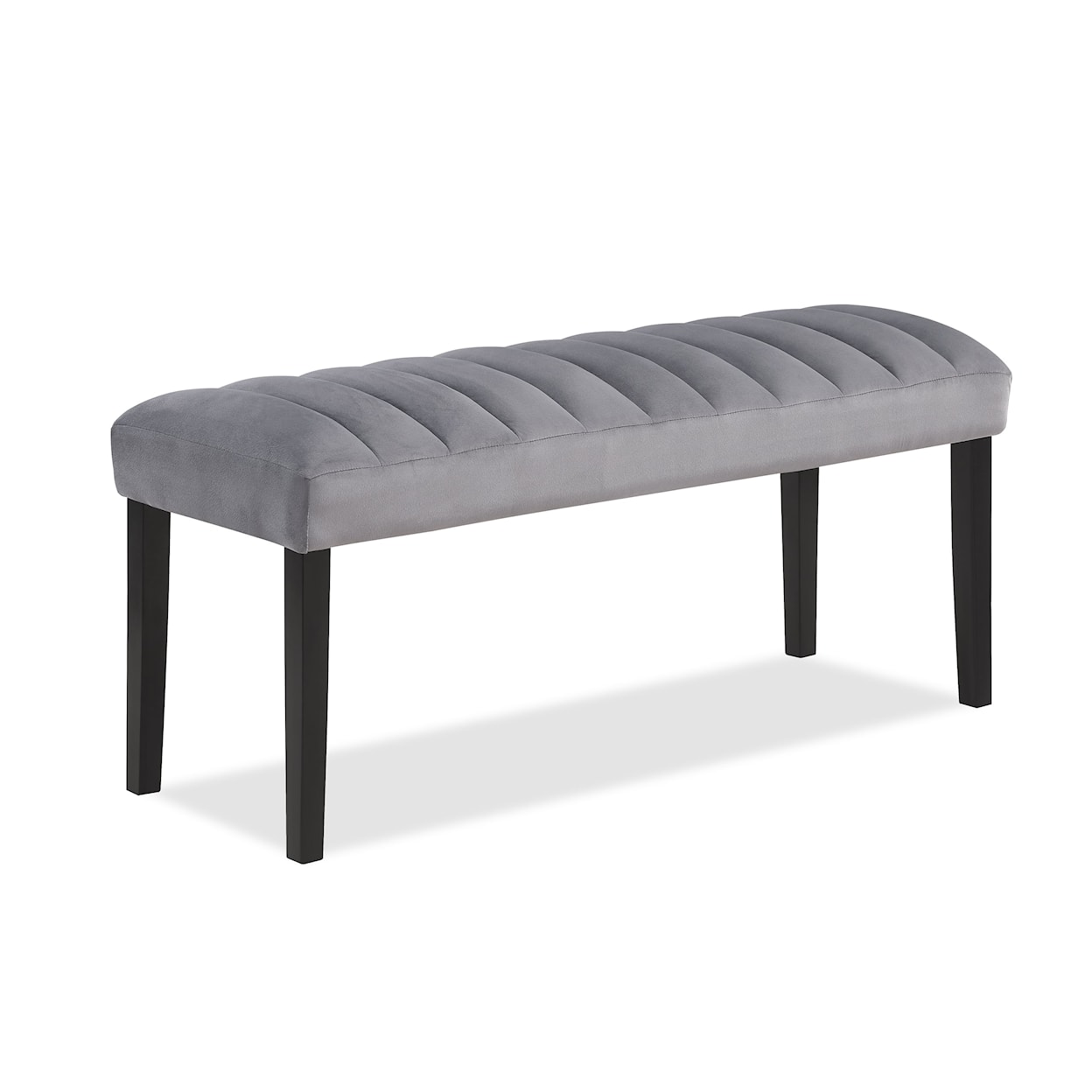 Crown Mark Pascal Upholstered Dining Bench withTufting