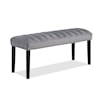 CM Pascal Upholstered Dining Bench withTufting